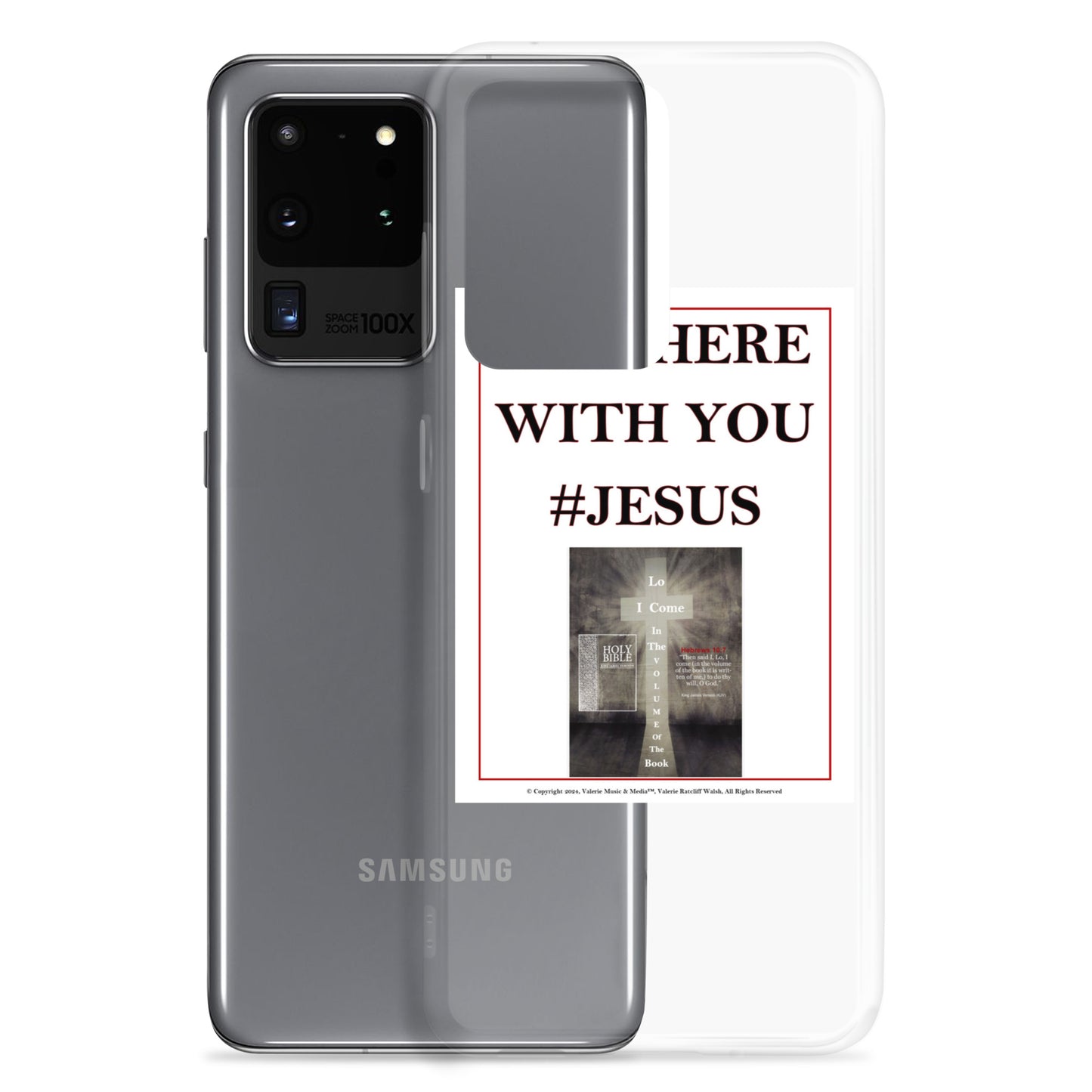 I AM HERE WITH YOU #JESUS Clear Case for Samsung®