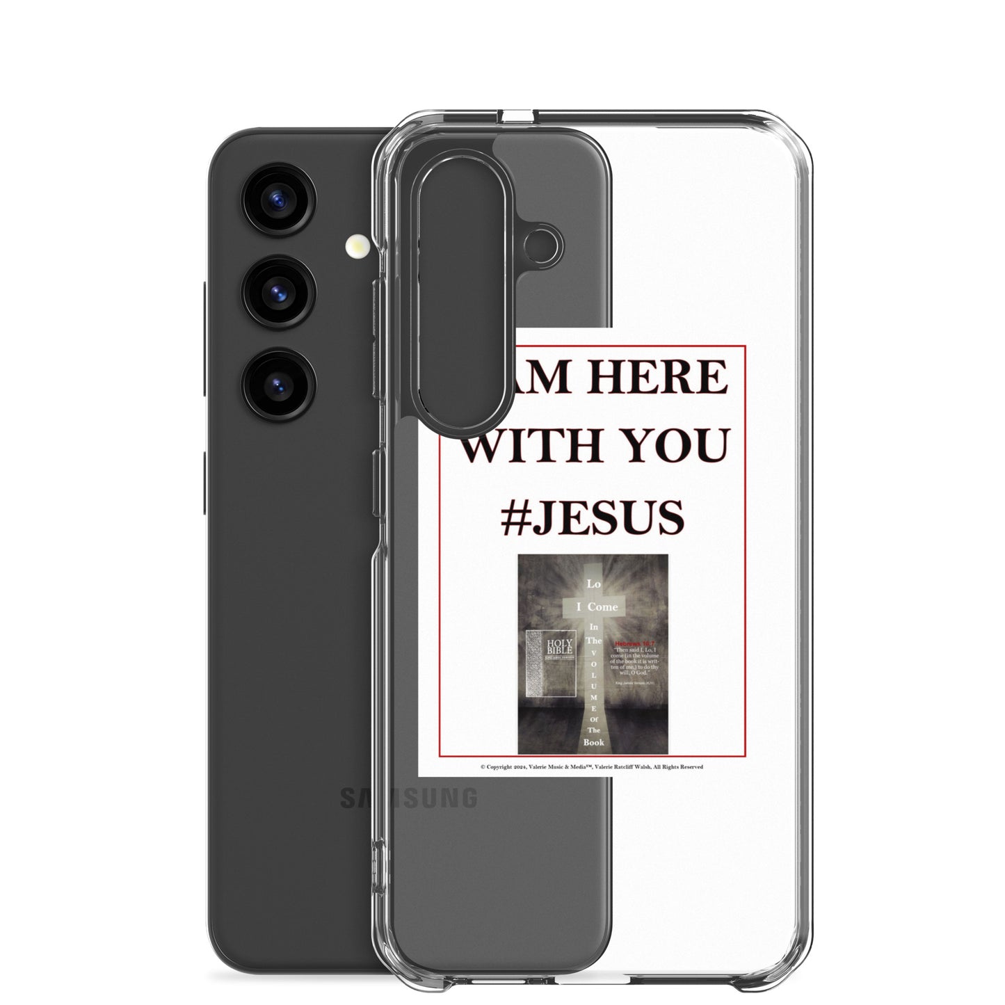 I AM HERE WITH YOU #JESUS Clear Case for Samsung®