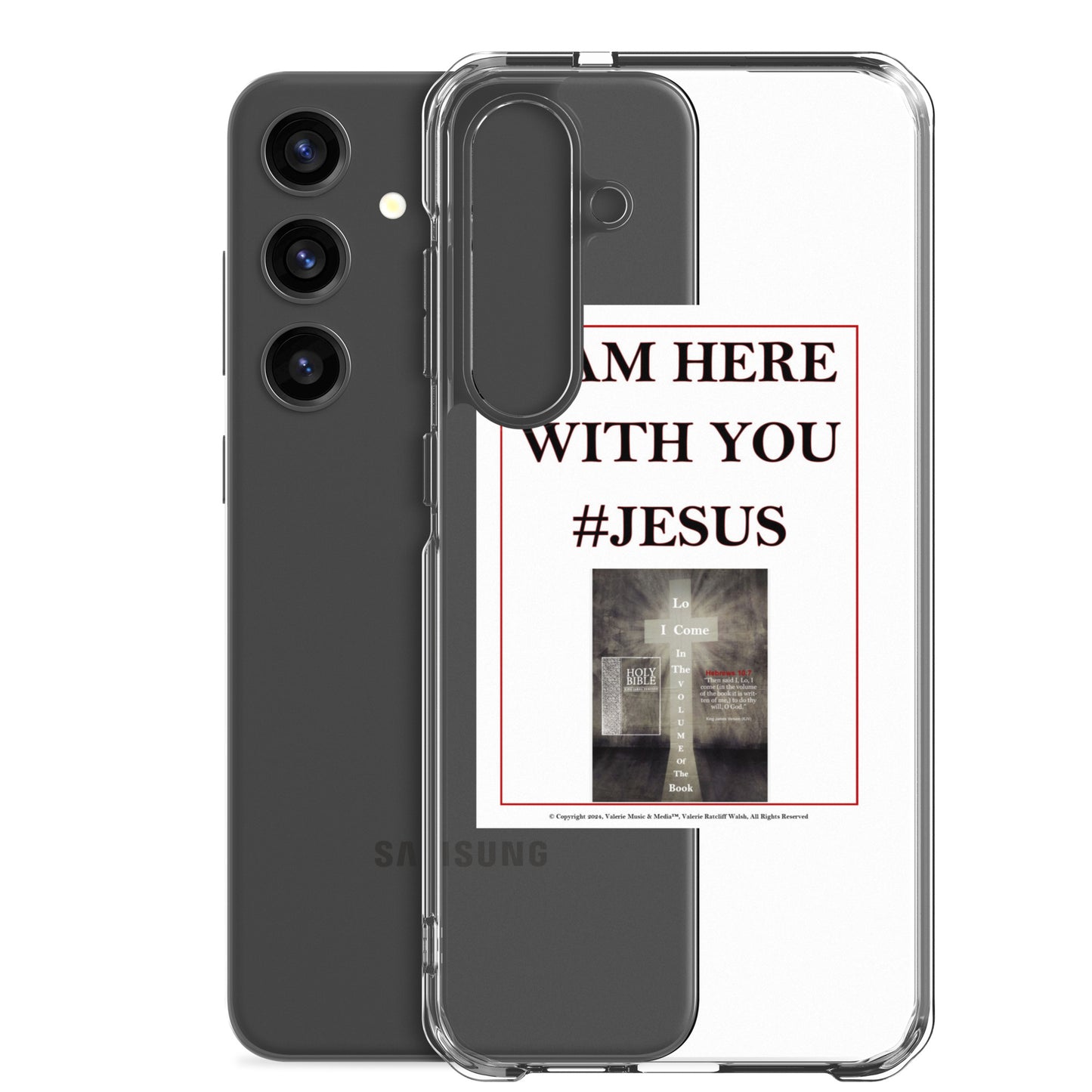 I AM HERE WITH YOU #JESUS Clear Case for Samsung®