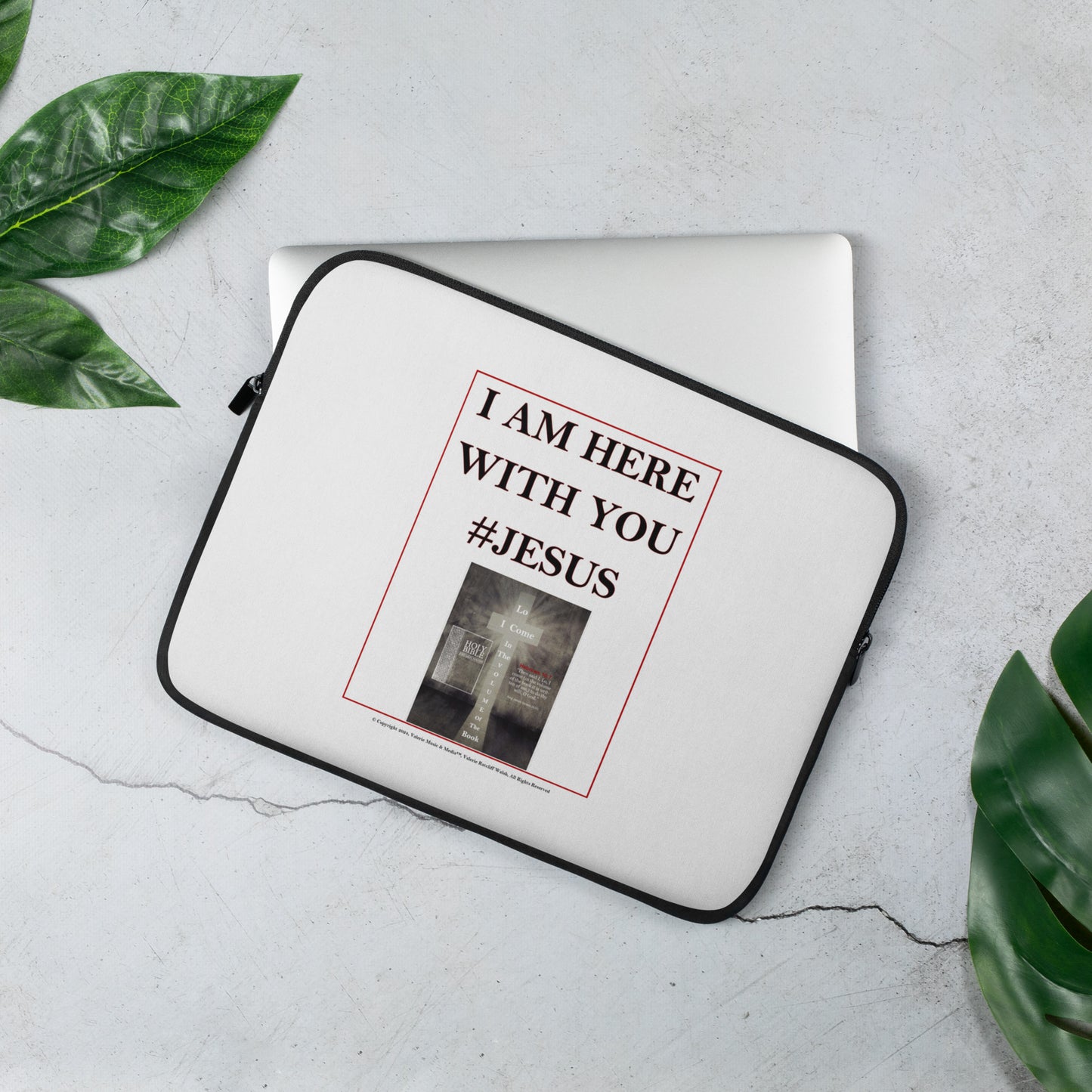 I AM HERE WITH YOU #JESUS Laptop Sleeve