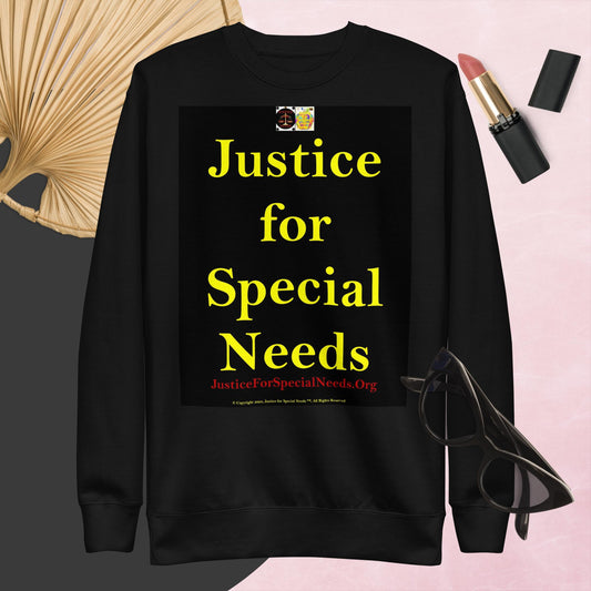 JUSTICE FOR SPECIAL NEEDS Unisex Premium Sweatshirt