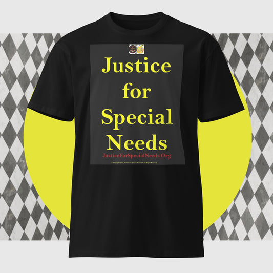 JUSTICE FOR SPECIAL NEEDS Unisex premium t-shirt